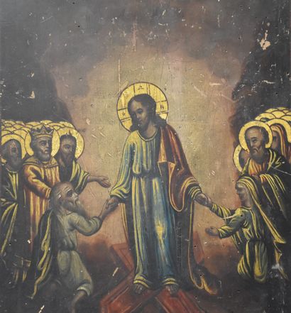 null 
圣像，基督的复活 尺寸：30 x 40 厘米。
