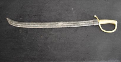 null Sabre briquet marqué au W couronné, Marqué 1828.