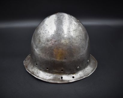 null Cabasset helmet, late 16th century. One hole.