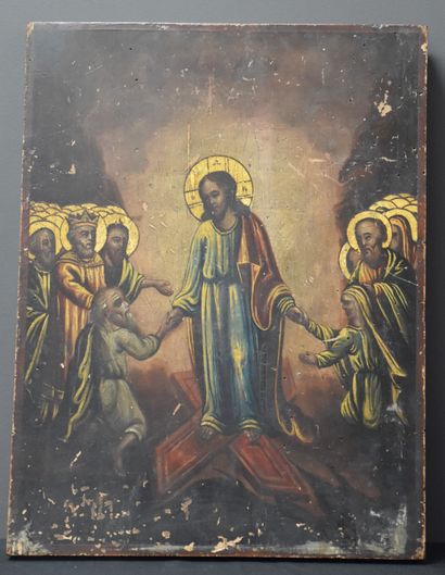 
圣像，基督的复活 尺寸：30 x 40 厘米。
