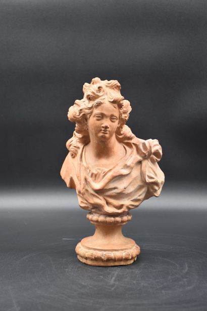 Antique terracotta bust End of 18th century...