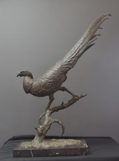 Büschelberger, Anton (1869-1934), Anton BUSCHELBERGER (1869-1934) Bronze de chasse,...