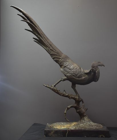 Büschelberger, Anton (1869-1934), Anton BUSCHELBERGER (1869-1934) Bronze de chasse,...