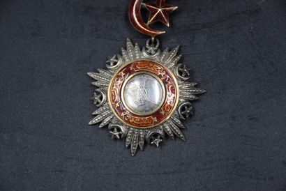 null Croix de chevalier du Medjidié. Décoration Empire Ottoman. Argent. XIX ème siècle....