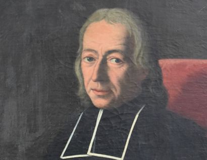 null Portrait présumé de l’abbé Magnien, dernier confesseur de la reine de France...