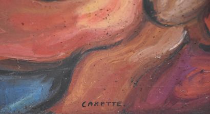 Fernand CARETTE (1921-2005) Fernand CARETTE (1921-2005). Lot de trois oeuvres : 1)...