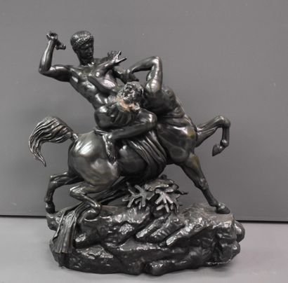 Antoine Louis BARYE (1795-1875) Antoine Louis BARYE (1795-1875). Theseus fighting...