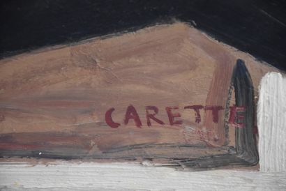 Fernand CARETTE (1921-2005) Fernand CARETTE (1921-2005). Lot de trois oeuvres : 1)...