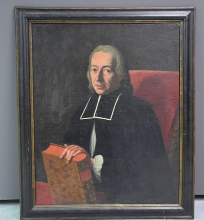 null Portrait présumé de l’abbé Magnien, dernier confesseur de la reine de France...