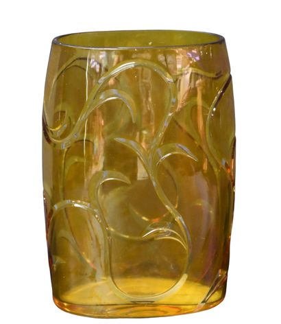 null Vase art nouveau en cristal du Val Saint Lambert vers 1897. Attribué à Victor...
