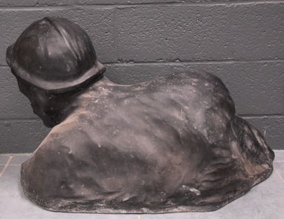 Georges WASTERLAIN (1889-1963) Georges WASTERLAIN (1889-1963). Imposant buste de...