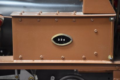 null Locomotive + rail , marque Fulgurex (Suisse). Ht : 25 cm. Dimensions : 45 x...