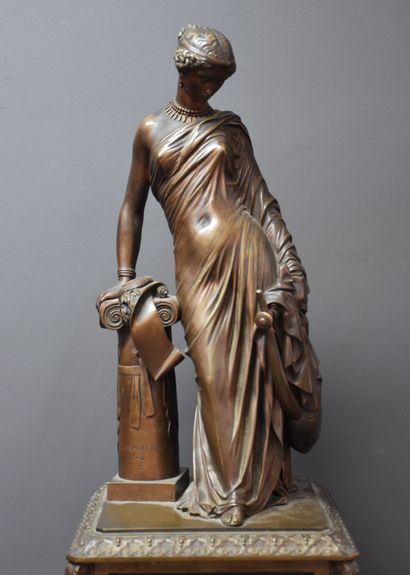 James PRADIER (1790-1852) James PRADIER (1790-1852). Victor Paillard founder Bronze...