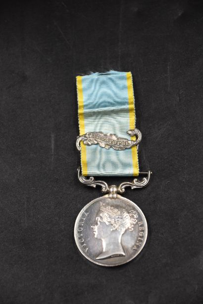 null Médaille en argent Victoria Regina. Baltique, guerre de Crimée 1854-1855 

NL:...