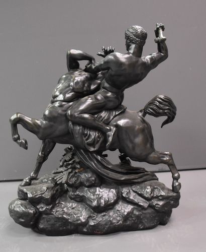 Antoine Louis BARYE (1795-1875) Antoine Louis BARYE (1795-1875). Theseus fighting...
