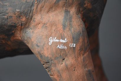 Bernard GILMANT (1946) Bernard GILMANT (1946). « Albin » Sculpture en terre cuite...