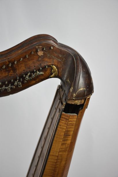 null 法国18世纪的木雕竖琴将被修复。缺少的字符串。顶上的小事故和木制品的小事故。身高：159厘米。



 18世纪初的法国竖琴，现在已被保存起来。错过了...