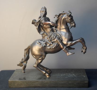 null François GIRARDON (1628-1715). After. Bronze with brown patina representing...