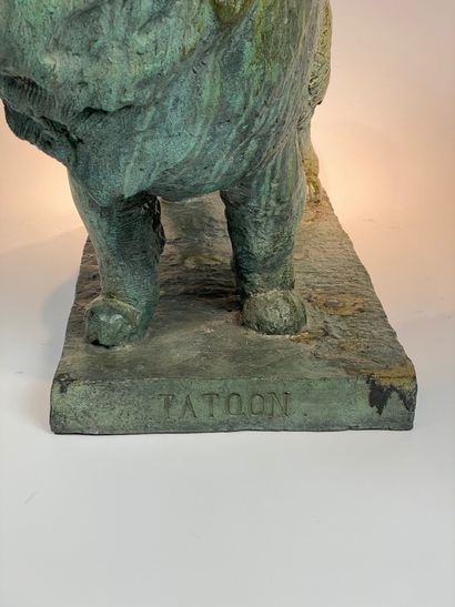 Oscar NEMON (1906-1985). Oscar NEMON (1906-1985). Le chien Tatoon ou Tatoun. Bronze...