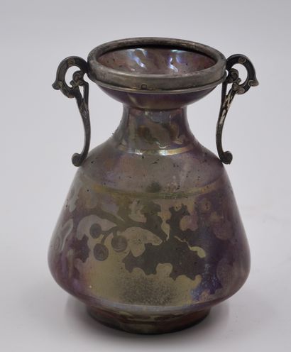 Edmond LACHENAL ( 1855-1948). Edmond LACHENAL ( 1855-1948). Vase art nouveau en grès...