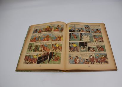 Hergé (1907-1983). Hergé (1907-1983). Tintin, Le Trésor de Rackham le Rouge. Dos...