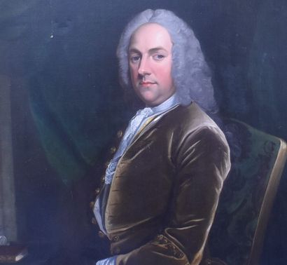 null Portrait du Chevalier James Macartney (Décédé en 1770). Membre du parlement...