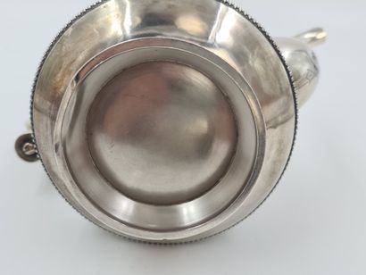 null Orfèvrerie russe-Russian silver. Lot comprenant une cafetière, une chocolatière...