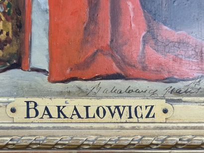 Ladislaus BAKALOWICZ (1833-1903) Ladislaus BAKALOWICZ (1833-1903). L’élégante au...