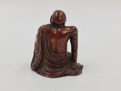 null Bouddha rieur en bambou de Chine. On y joint sa boîte de rangement. Ht : 7 cm.



Bamboe...