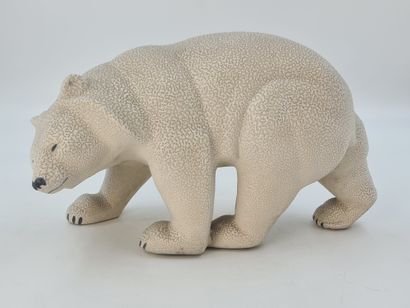 来自塞夫勒工厂的装饰艺术风格的北极熊。高度：20厘米。长度：32厘米。

来自塞...