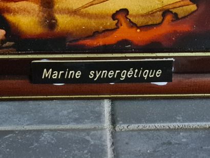 Charles DELPORTE (1928-2012). Charles DELPORTE (1928-2012). Marine synergétique....