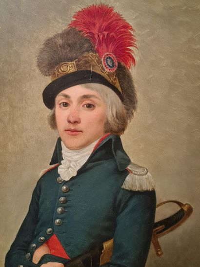 null Noblesse belge.
Paire de portraits de grande qualité
représentant François Joseph...