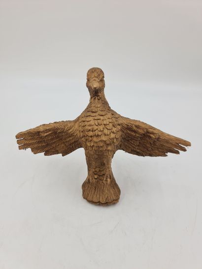 约1700年的木雕圣灵鸽。以前是多色的。高度：25厘米。

Heilige Geest...