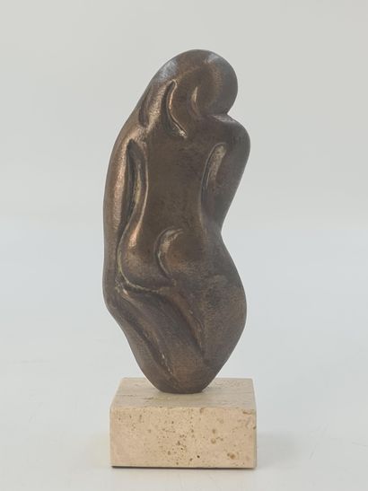 Harold AMBELLAN (1912-2006). Harold AMBELLAN (1912-2006). Bronze symbolisant une...