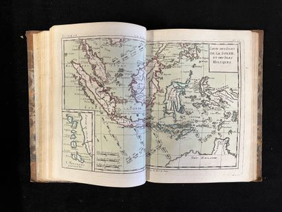 Guillaume-Thomas RAYNAL. 纪尧姆-托马斯-雷纳尔。全球所有已知地区的地图集，为欧洲人在两印度的定居和贸易的哲学和政治历史而绘制。专家：吉罗德-巴丁出版社（Librairie...