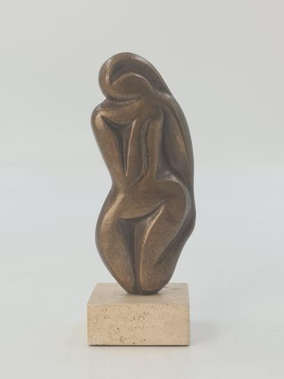 Harold AMBELLAN (1912-2006). Harold AMBELLAN (1912-2006). Bronze symbolisant une...