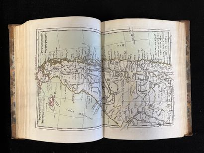 Guillaume-Thomas RAYNAL. 纪尧姆-托马斯-雷纳尔。全球所有已知地区的地图集，为欧洲人在两印度的定居和贸易的哲学和政治历史而绘制。专家：吉罗德-巴丁出版社（Librairie...