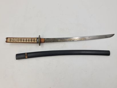 null Set of three swords including two wakizashi and a katana, not dismantled. The...