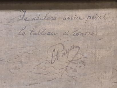 C. René PAYEN (XIX-XX). C. René PAYEN (XIX-XX). Profil d'une élégante au bouquet...