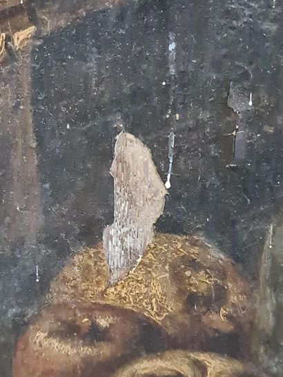null 圣马格达林。安特卫普学校，17世纪。杰拉德-塞格的周围环境。板上油彩。尺寸：106 x 72厘米。

神圣的玛德莱娜。安特卫普学校在17世纪的时候。杰拉德-塞格的绘画。在窗帘上有一个小孔。尺寸：106...