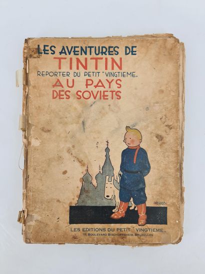 TINTIN. Hergé. Tintin au pays des Soviets....