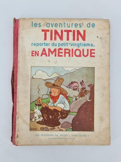 TINTIN. Hergé. Tintin en Amérique. Edition...