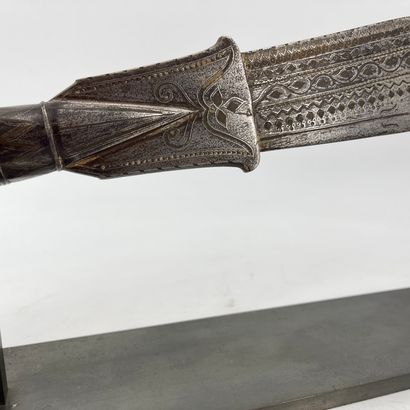 null Inde du Nord, XIXe siècle, Ramdao ou épée traditionnelle utilisée pour les sacrifices...