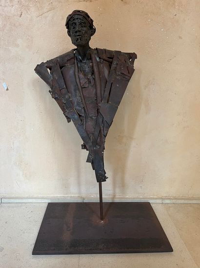 Bernard HAUREZ (1963). Bernard HAUREZ (1963). Belgian school. Mons. Sculpture in...