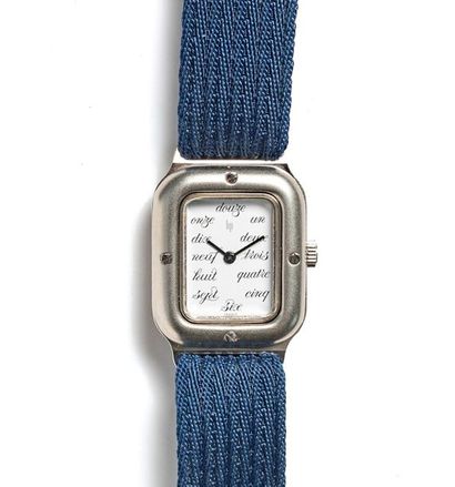 null LIP (Design by Marc Held / Skipper acier réf. 43319), vers 1975
Rare montre...