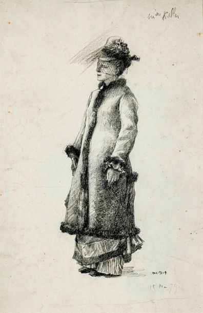 null Pascal Adolphe Jean DAGNAN-BOUVERET (1852-1929)
Portrait de Mademoiselle Keller
Crayon...