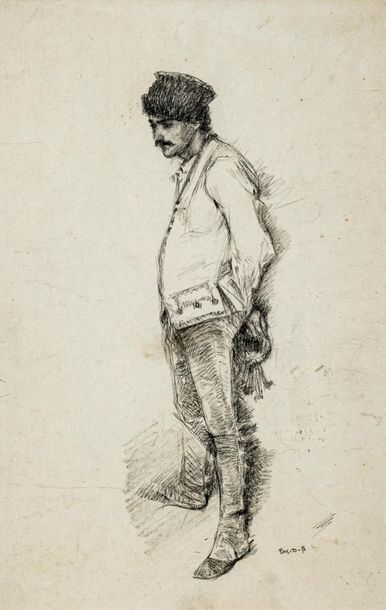 null Pascal Adolphe Jean DAGNAN-BOUVERET (1852-1929)
Le serrurier
Crayon sur papier...