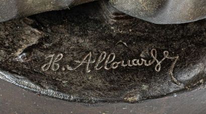 null Henri ALLOUARD (1844-1929)
Femme orientale
Bronze à patine brune / verte signée...