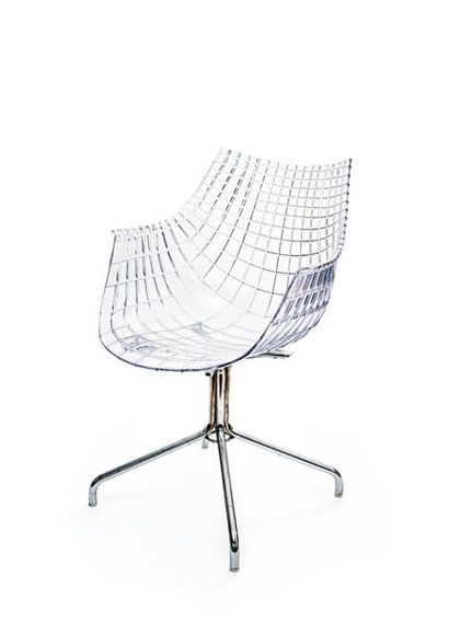 null Christophe PILLET (né en 1959)
Suite de quatre fauteuils modèle Meridiana à...