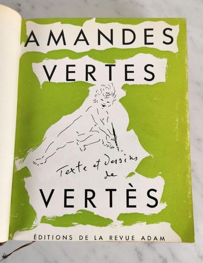 null Marcel VERTÈS (1895-1961), Amandes Vertes 
Édition Revue ADAM à Paris, 1952
Avec...